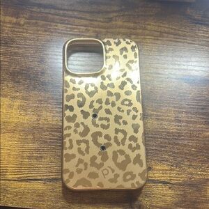 Loopy Case Gold Phone Case with Raised Edges